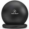 ProBody Pilates Yoga Ball Chair, Exercise Ball Chair with Base or Stand for Home Office Desk Sitting or Workout, Balance Ball & Stability Ball Seat for Back, abs (Black, 23-26 inches/58-65 cm) view 1