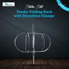 MARINE CITY 304 Stainless Steel Fender Folding Rack with Stanchion Clamps for Marines, Boats, Ships, Yachts (7") view 2
