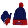 47 Washington Bullets Infant/Toddler Bam Bam Beanie Hat POM and Gift Combo - NBA Wizards Baby Knit Cap/Mittens view 1