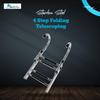 MARINE CITY Stainless Steel Anti-Slip 2 Step Folding Telescoping Dock Ladder - Ideal for Marines, Boats, Yachts, Swimming Pools view 2