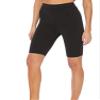 Made by Emma High Waisted Spandex Biker Shorts Yoga Leggings Neon Pink M view 2
