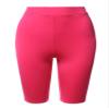 Made by Emma High Waisted Spandex Biker Shorts Yoga Leggings Neon Pink M view 3