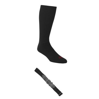 A4 Sportswear Black Small Socks & Youth Belt