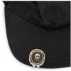 YouCustomizeIt Personalized Vintage/Grunge Halloween Golf Ball Marker - Hat Clip - Silver view 2