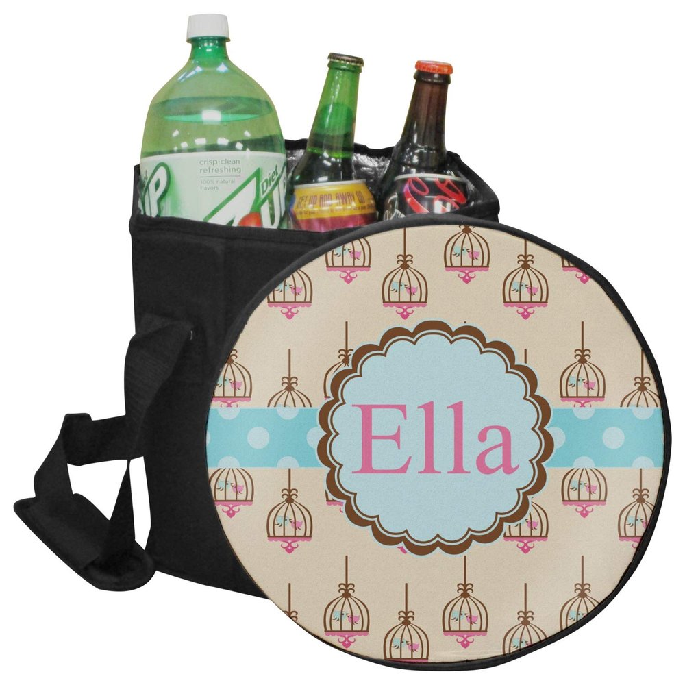 YouCustomizeIt Personalized Kissing Birds Collapsible Cooler & Seat