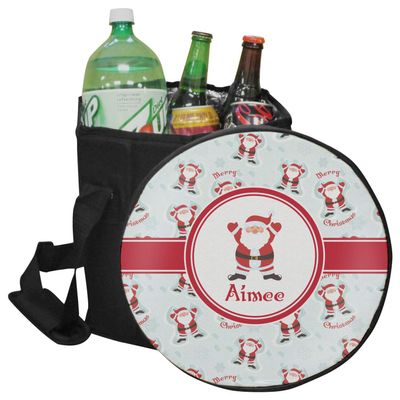 YouCustomizeIt Personalized Santa Clause Making Snow Angels Collapsible Cooler & Seat