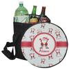 YouCustomizeIt Personalized Santa Clause Making Snow Angels Collapsible Cooler & Seat view 1
