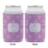 Personalized Lotus Flowers Can Cooler (12 oz) w/Name or Text view 4