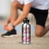 Personalized Watercolor Peonies Water Bottle - Aluminum - 20 oz view 4