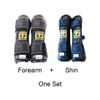 MOOTO Korea Taekwondo Extera Protector Forearm & Shin One Set Protection Gear Black MMA Martial Arts Kick Boxing (M(Forearm+Shin)) view 1