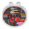 YouCustomizeIt Personalized Barbeque Golf Ball Marker - Hat Clip - Silver view 1