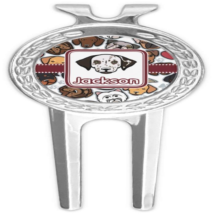 YouCustomizeIt Personalized Dog Faces Golf Divot Tool & Ball Marker