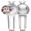 YouCustomizeIt Personalized Dog Faces Golf Divot Tool & Ball Marker view 2