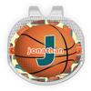 YouCustomizeIt Personalized Basketball Golf Ball Marker - Hat Clip - Silver view 1