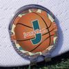 YouCustomizeIt Personalized Basketball Golf Ball Marker - Hat Clip - Silver view 3