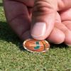 YouCustomizeIt Personalized Basketball Golf Ball Marker - Hat Clip - Silver view 4