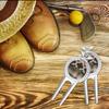 YouCustomizeIt Personalized Moroccan & Plaid Golf Divot Tool & Ball Marker view 3