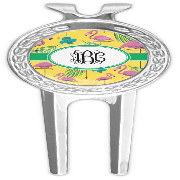 YouCustomizeIt Personalized Pink Flamingo Golf Divot Tool & Ball Marker