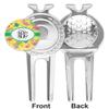 YouCustomizeIt Personalized Pink Flamingo Golf Divot Tool & Ball Marker view 2