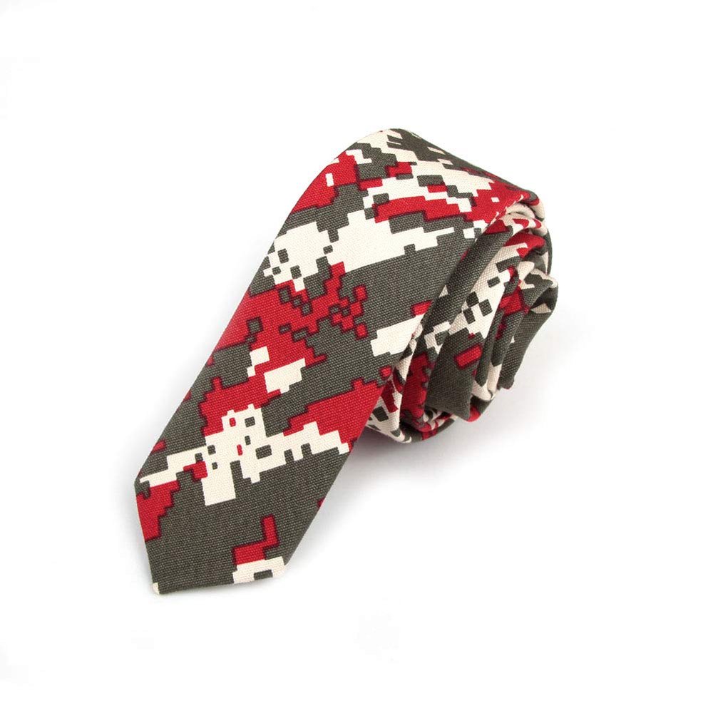 Men Cotton Double Sided Embroid Trend Necktie Brede Floral Stripe Tie 56 Colors (C13)
