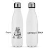 Personalized Camo Water Bottle - 17 oz. - Stainless Steel - Full Color Printing view 2