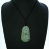 2"China Certified Grade A Nature Hisui Jadeite Jade Longevity Deer and Peach Necklace Pendants view 2