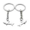 1 PCS Antique Silver Keyrings Keychains Key Ring Chains Tags Clasps AA461 Shark view 1