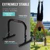 PULLUP & DIP Fitness Parallettes, Medium Parallette Bars For Calisthenics, Crossfit & Gymnastics, Handstand Bars With Extra Wide Handle & No Wobbling view 3