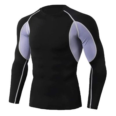 Gym Compression&Tights Men's Sportswear Training Professional Clothing Running Suit Quick Drying Suit (Long Sleeve Shirt)