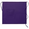 DayStar Apparel 118 One Pocket 3/4 Bistro Apron w/Pencil Divide (6 Pack), Purple view 1
