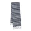 CALVIN & OLIVIA Lightweight Ultra-Soft Scarf - Perfect Holiday Gift for Men & Women - Houndstooth Black White view 2