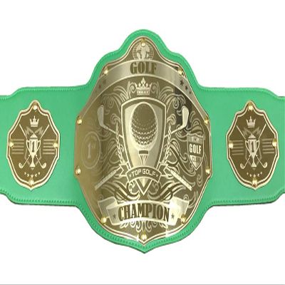 Undisputed Belts Golf Championship Belt Trophy - Custom Text