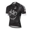 Men's Cycling Jersey MTB Mountain Road Bike Clothing Zip Top Shirts Summer Pro Team Racing Cycle for Men White Black Size XL view 1