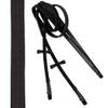 Exion Jumping Horse Bridle | Anatomical Figure 8 Bridle with Fancy Stitching & Padded Grackle Noseband | Rubber Grip Reins & Brass Buckles | English Tack for Equestrian Show & Training view 4
