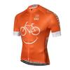 Men's Cycling Jerseys Bike Jersey MTB Jersey Zip Mountain Road Clothes Bicycle top Shirts Summer Pro Team Racing Cycle Jersey for Men Breathable Quick Dry Orange Size L view 1