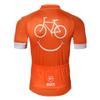 Men's Cycling Jerseys Bike Jersey MTB Jersey Zip Mountain Road Clothes Bicycle top Shirts Summer Pro Team Racing Cycle Jersey for Men Breathable Quick Dry Orange Size L view 3