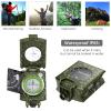 Proster IP65 Hiking Compass Waterproof Compass - Metal Compass Camping Compass with Sighting Clinometer with Carry Bag for Camping Hunting Hiking Geology Activities view 2