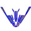 440 550 SX JS Compatible Kawasaki Jetski Vinyl Decal Sticker kit Custom Design 3M die Cut UV Lamination Blue (Rainbow) view 1