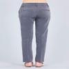 2LUV Women's Solid Casual Straight Leg Long Woven Pants Grey M view 4