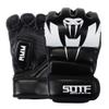 SOTF Punching Gloves for Adults MMA Training Gloves Men Fight Boxing Gloves Open Fingers Women Gloves White view 1