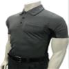 Smitty | BBS-314 | All | Major League Style | Body Flex Vented Umpire Short Sleeve Shirt | Baseball Softball | Elite Official's Choice! (Charcoal Grey w/Vented Black Panel, 2XL) view 1