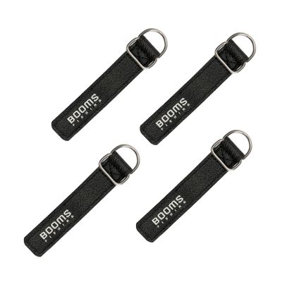 Booms Fishing RB1 Rod Tie Belts Pole Straps 4pcs 4.5"