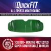 Impact Quick-Fit All Sports Mouthguard Boxing, MMA, Lacrosse, Football, Hockey, Basketball, Jiu-Jitsu, and More, Breathable Mouthguard for Adults, Green view 2