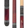 ASKA L9 Billiard Pool Cue, 58" Hard Rock Canadian Maple, Irish Linen Wrap, 13mm Hard Le Pro Tip (Red, 18-Ounce) view 1
