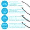Buggies Unlimited Front 3-Leaf Spring for EZGO Marathon 1989-1994 Gas & Electric Models | Replaces OEM 24065-G1 view 4