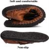 Men's Loafers Leather Casual Dress Shoes Driving Penny Boat Moccasins Flats Oxford Slippers Walking Black(9 M US,26 cm Heel to Toe view 2