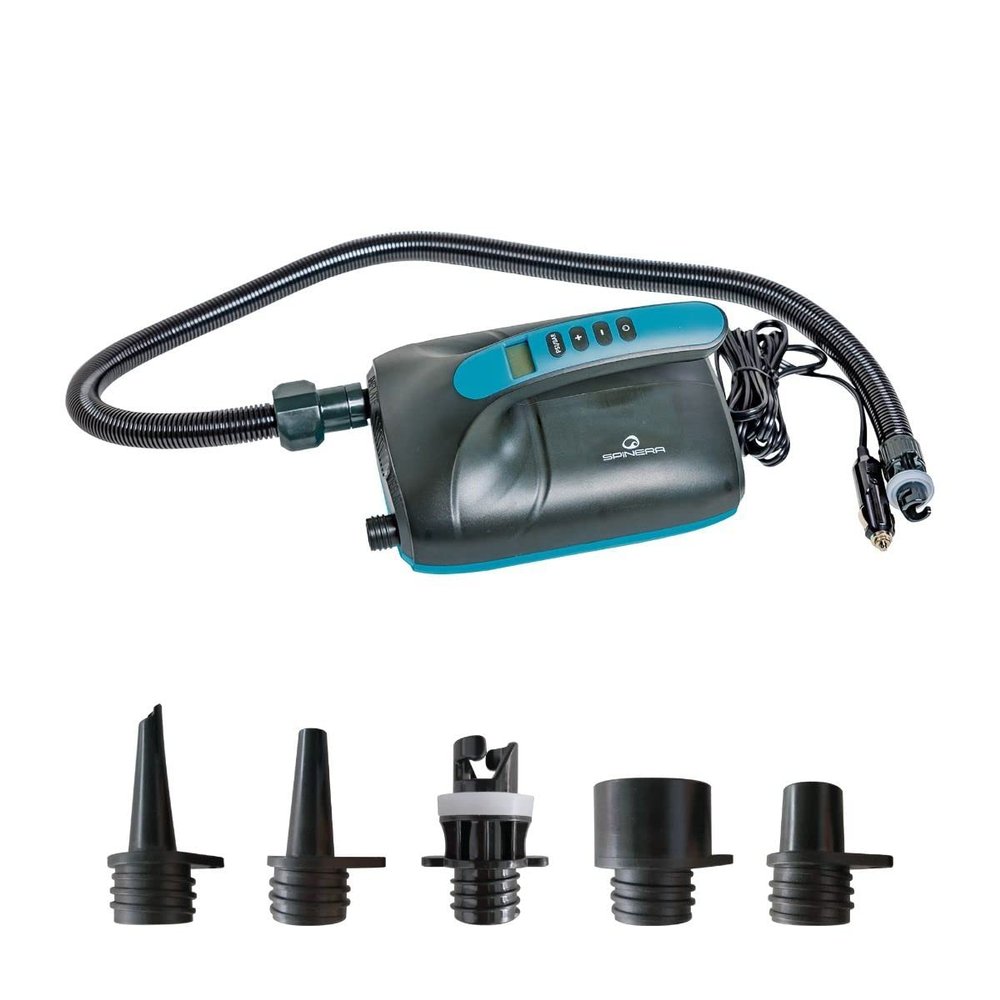 SPINERA High Pressure 12V SUP Stand Up Paddle Boarding Pump - Material: ABS + PA (Orange and Black Color) - Pressure: 16PSI