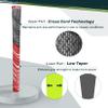 SAPLIZE Cross Cord Golf Grips Set of 13 Grips with Tape or Full Regripping Kit, Std/Mid/Jumbo, Low Taper Design, Multi-compound Hybrid, Anti-Slip Golf Club Grips, CL03 Series, Mid-Size, Red view 2