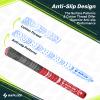 SAPLIZE Cross Cord Golf Grips Set of 13 Grips with Tape or Full Regripping Kit, Std/Mid/Jumbo, Low Taper Design, Multi-compound Hybrid, Anti-Slip Golf Club Grips, CL03 Series, Mid-Size, Red view 3