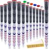 SAPLIZE Cross Cord Golf Grips Set of 13 Grips with Tape or Full Regripping Kit, Std/Mid/Jumbo, Low Taper Design, Multi-compound Hybrid, Anti-Slip Golf Club Grips, CL03 Series, Standard, White view 1